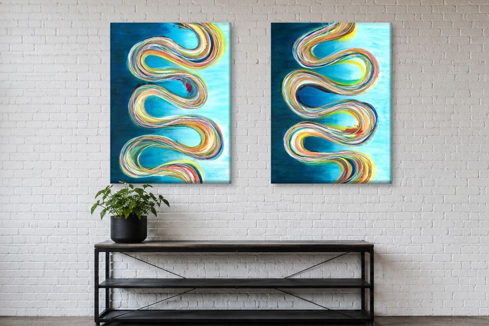 Curve — 36x48 Original No. 2